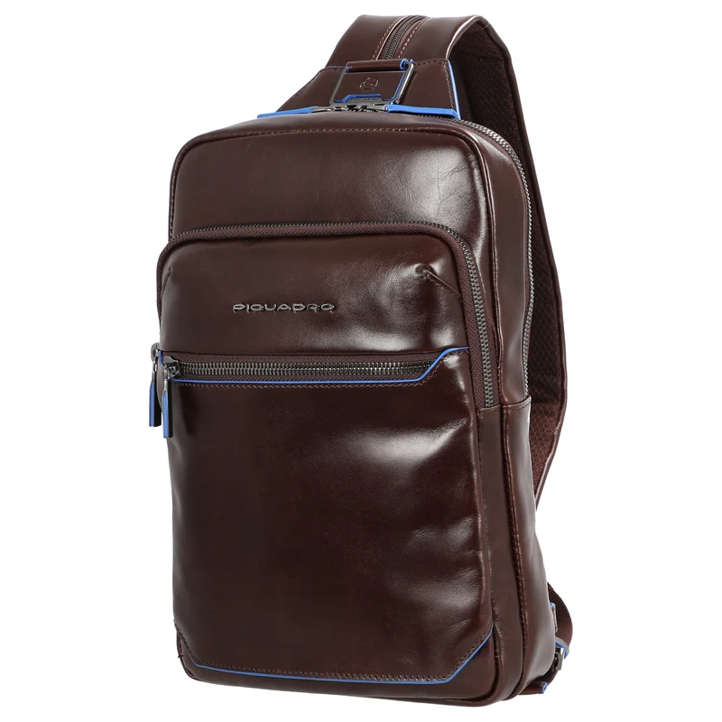 Piquadro Blue Square - Umhängetasche 30.5 cm (mahogany)