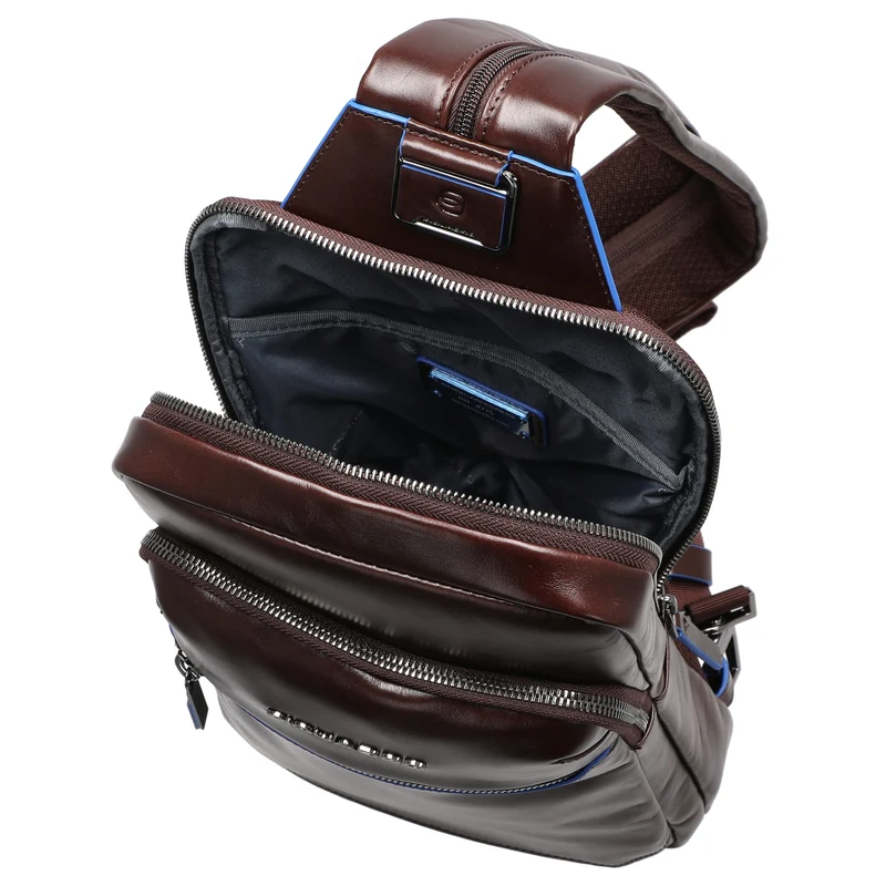 Piquadro Blue Square - Umhängetasche 30.5 cm (mahogany)