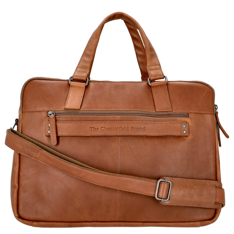 The Chesterfield Brand Misha - Aktentasche 17" Leder 43 cm (cognac)