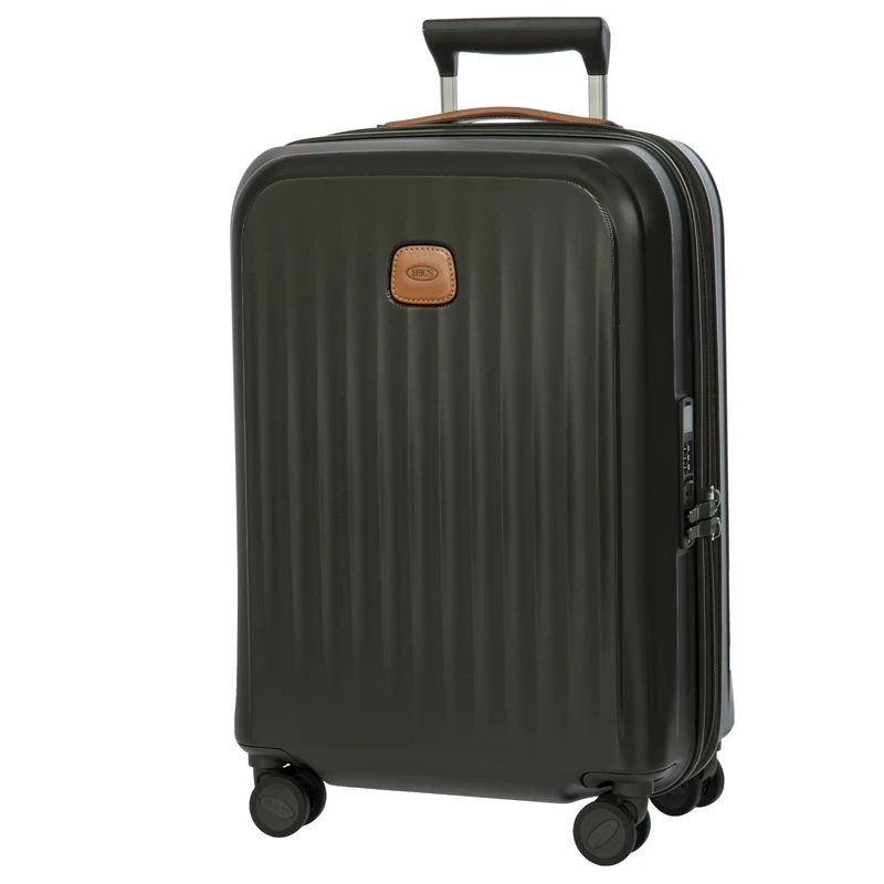 Brics Taormina - 4-Rollen-Kabinentrolley S 55 cm erw. USB (olive)