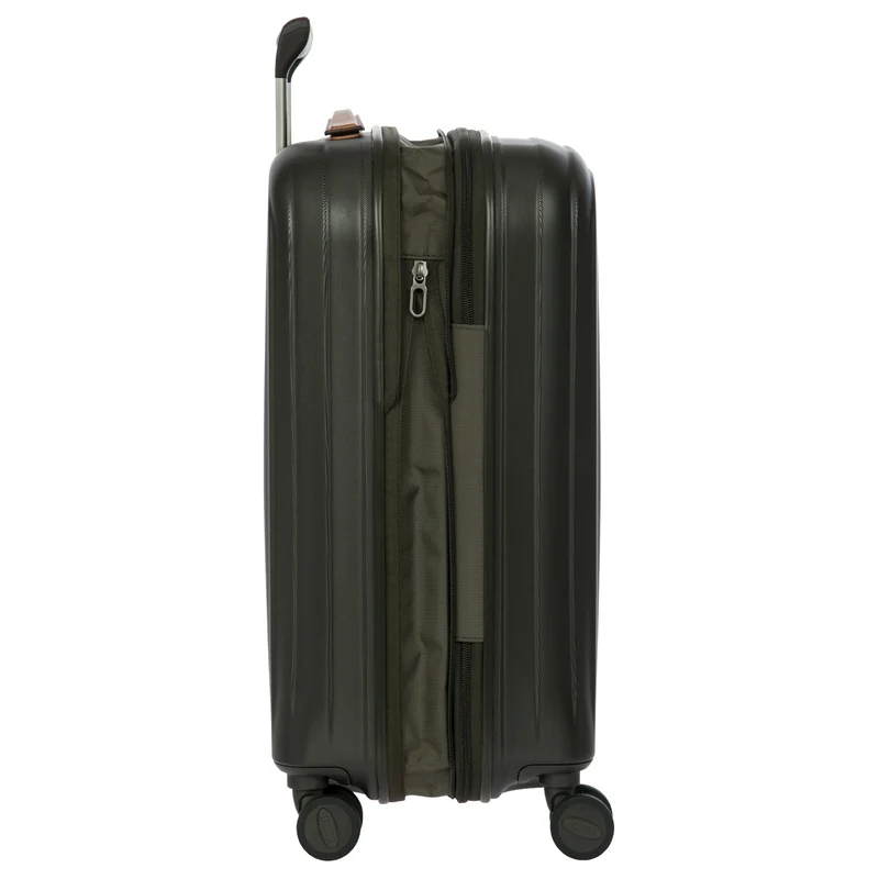 Brics Taormina - 4-Rollen-Kabinentrolley S 55 cm erw. USB (olive)