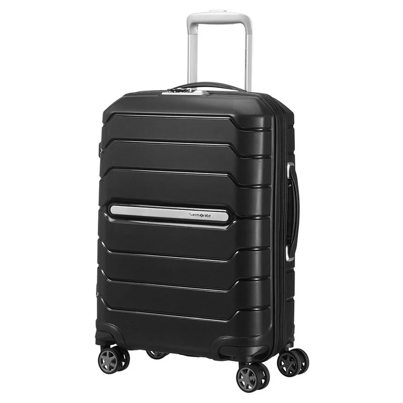 Samsonite Flux 4-Rollen-Kabinentrolley 55 cm erw. (black)