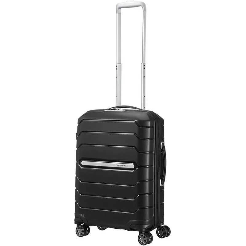 Samsonite Flux 4-Rollen-Kabinentrolley 55 cm erw. (black)