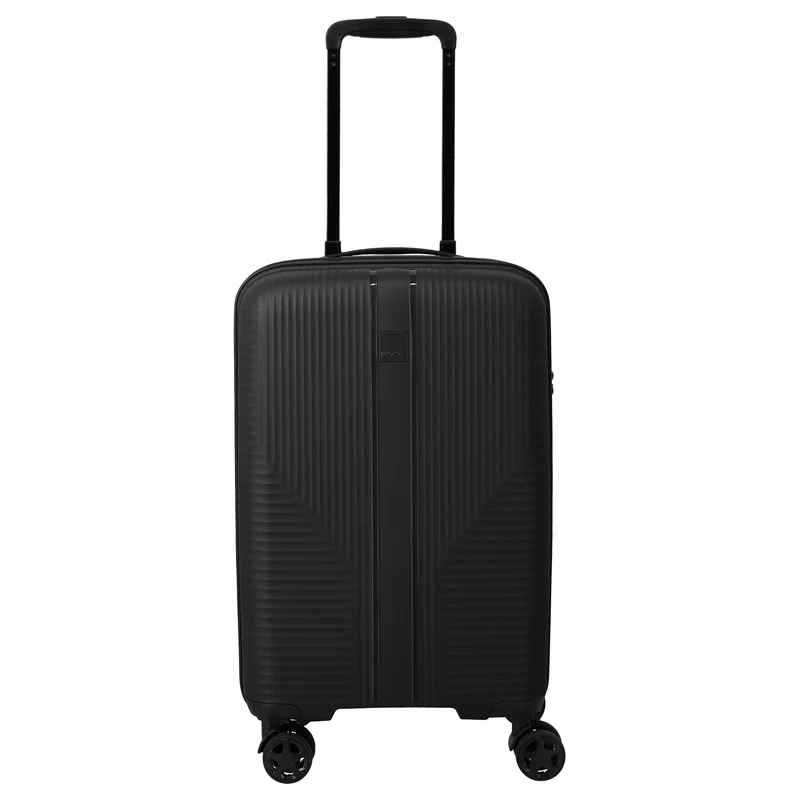 Travelite Air Stripe - 4-Rollen-Trolley Set 3tlg. erw. L/M/S (Slim) (black)
