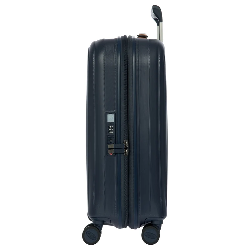 Brics Taormina - 4-Rollen-Kabinentrolley S 55 cm erw. USB (blau)