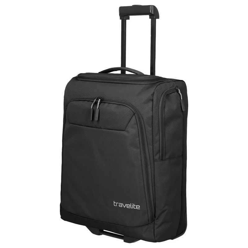 Travelite Kick-Off - 2-Rollen-Kabinentrolley S 55 cm (schwarz)