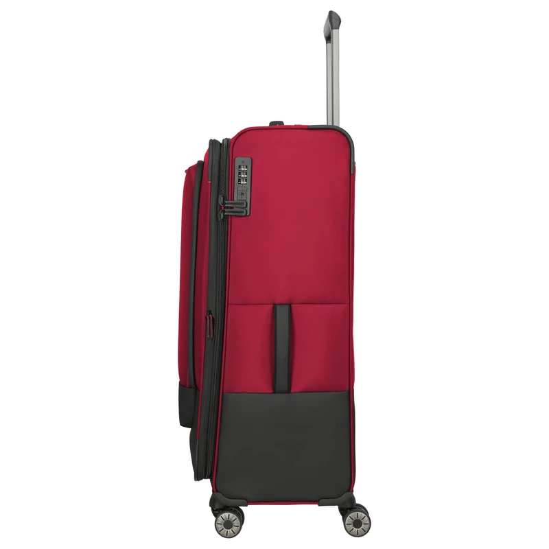 Travelite Crosslite - 4-Rollen-Trolley XL 81 cm erw. (red)