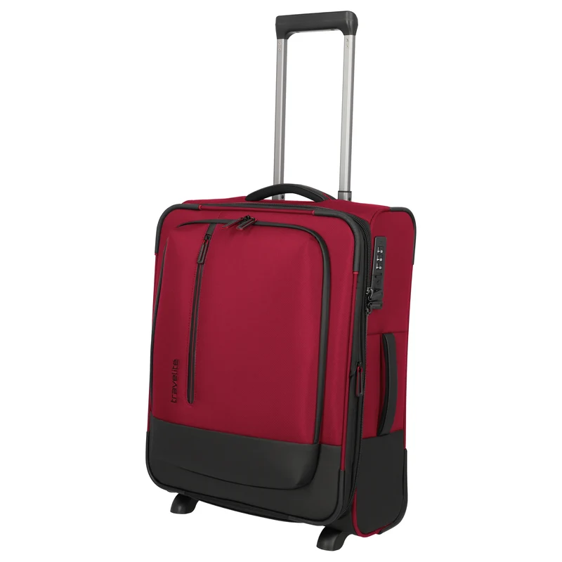 Travelite Crosslite - 2-Rollen-Kabinentrolley S 54 cm erw. (red)