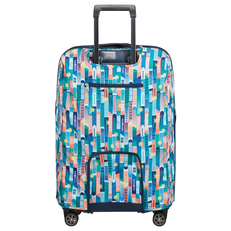 Samsonite Ta Revolution Foldable Kofferschutzhülle M - Regenhülle (city print)