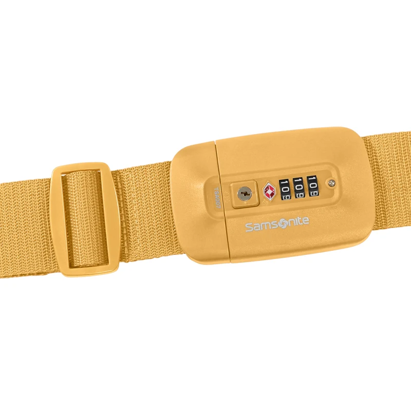 Samsonite Ta Revolution Strap/TSA Lock - Koffergurt 180 cm (yellow)