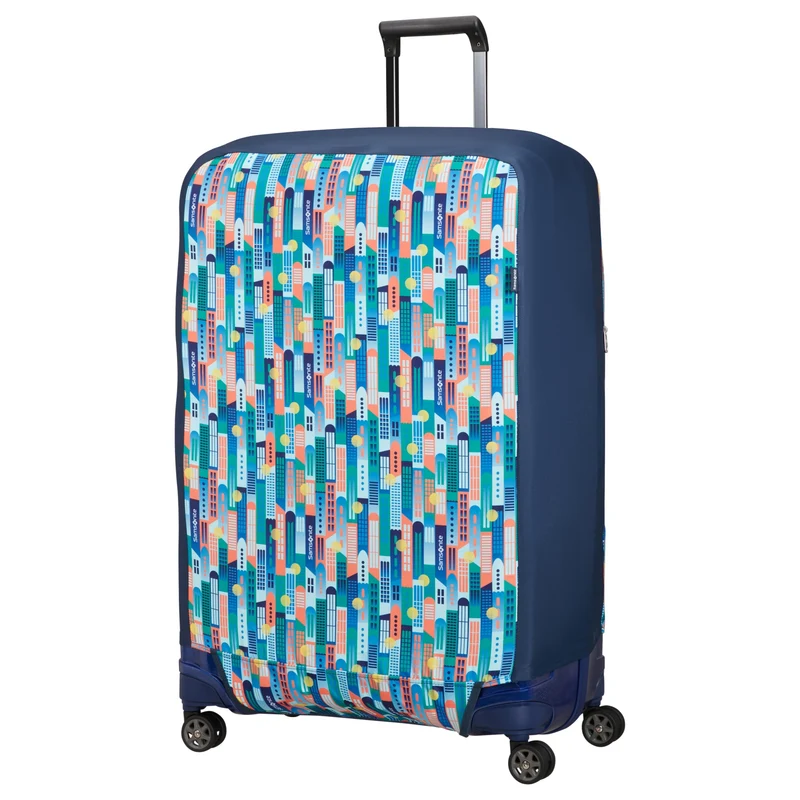 Samsonite Ta Revolution Foldable Kofferschutzhülle XL - Regenhülle (city print)