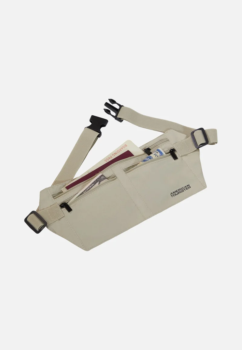 RFID Money Belt Bag Sand - Accessories