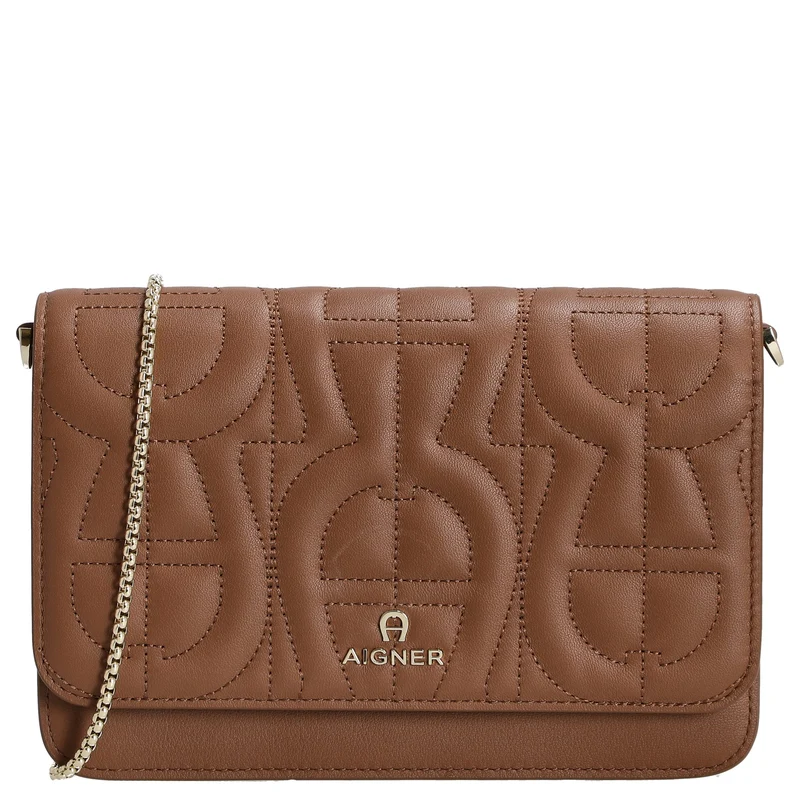 Aigner Wallet On Chain - Umhängetasche 6cc 19 cm (demi brown)