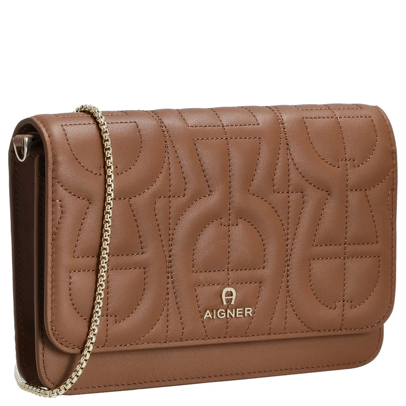 Aigner Wallet On Chain - Umhängetasche 6cc 19 cm (demi brown)