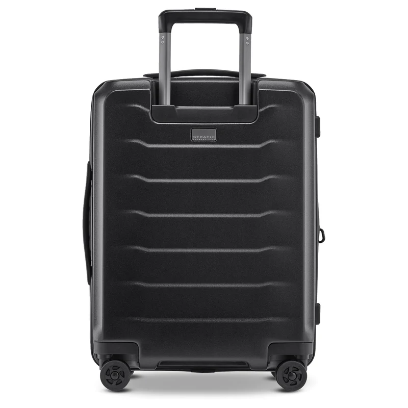 Stratic Phoenix ML - 4-Rollen-Kabinentrolley mit Vortasche 55 cm erw. (black)