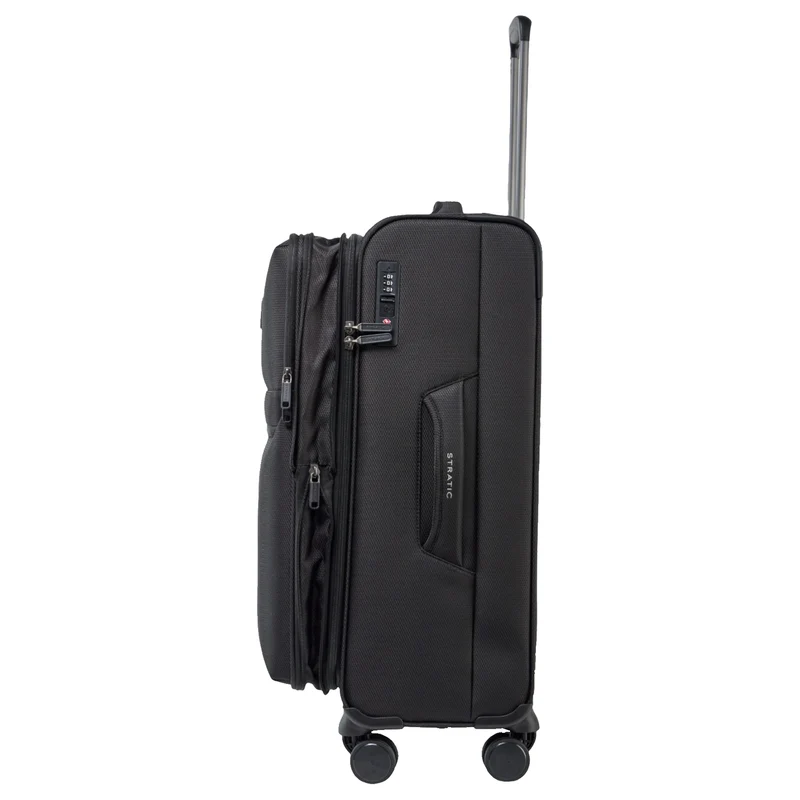 Stratic Lite - 4-Rollen-Trolley 65 cm erw. (black)