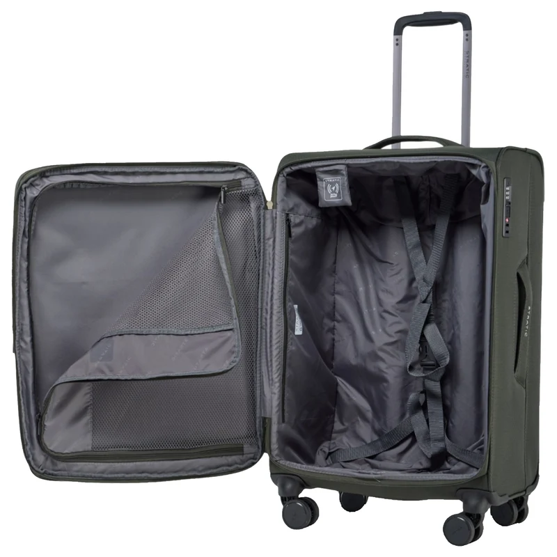 Stratic Lite - 4-Rollen-Trolley 65 cm erw. (dark green)