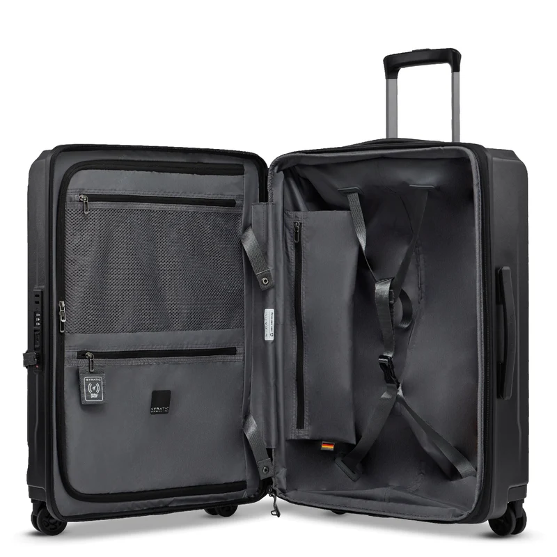 Stratic Phoenix ML - 4-Rollen-Trolley mit Vortasche 65 cm erw. (black)