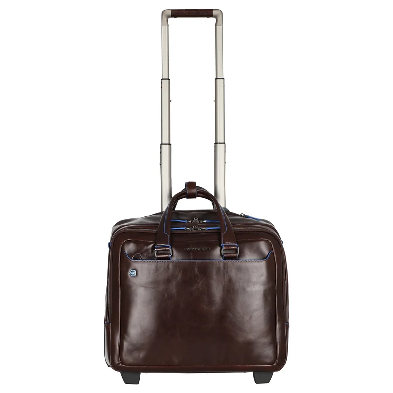 Piquadro Blue Square - 2-Rollen-Businesstrolley 42 cm (mahogany)