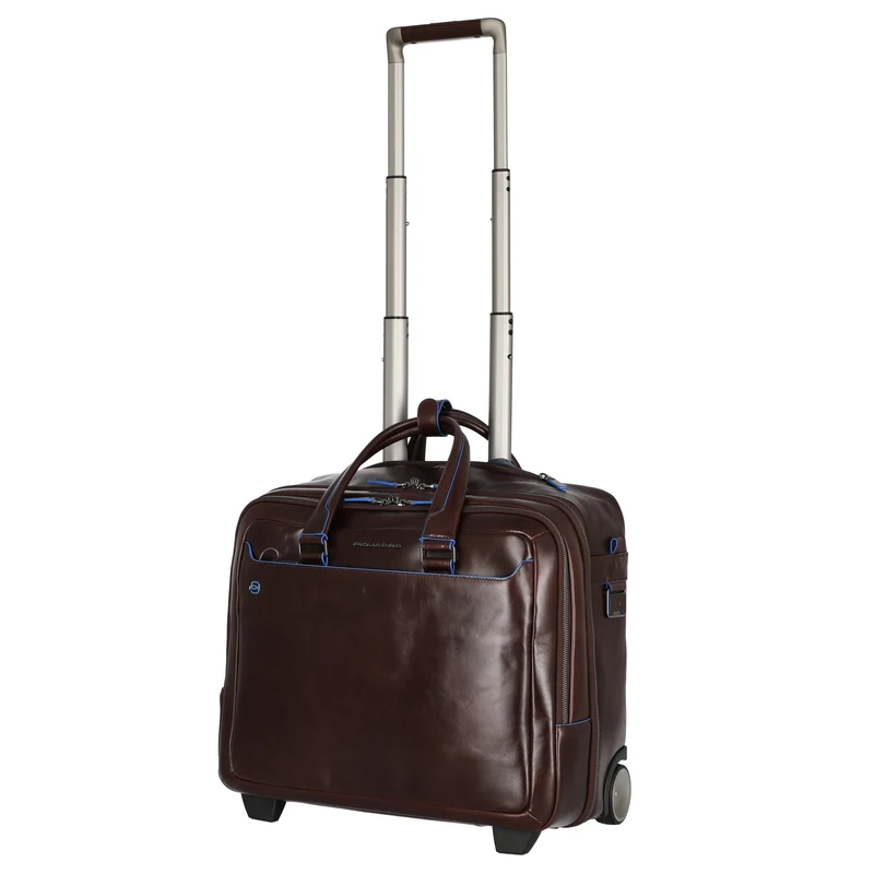 Piquadro Blue Square - 2-Rollen-Businesstrolley 42 cm (mahogany)