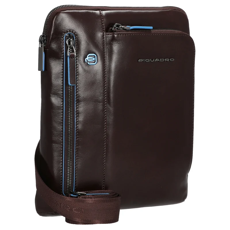 Piquadro Blue Square - Schultertasche 24.5 cm (mahogany)
