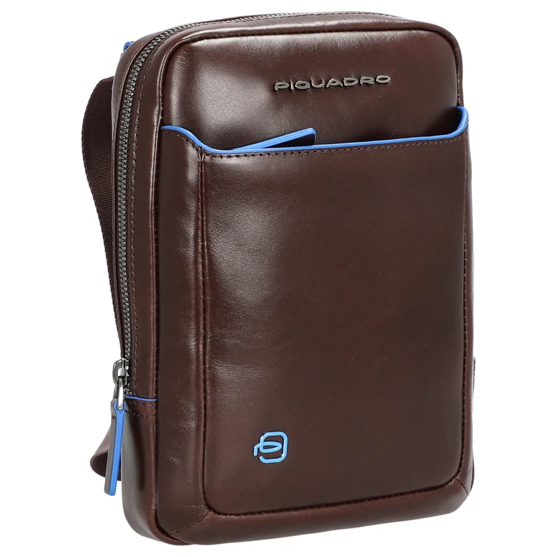 Piquadro Blue Square - Umhängetasche 22 cm (mahogany)
