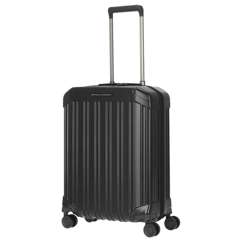 Piquadro PQ-Light - Ultra Slim 4-Rollen-Kabinentrolley 55 cm (matt black)