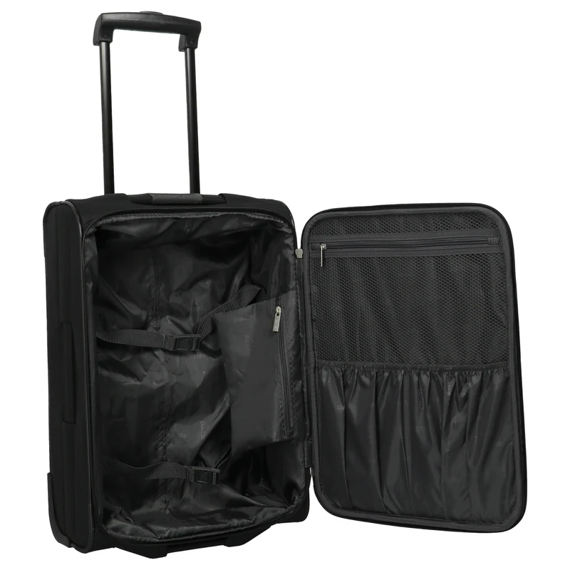 paklite Orlando - 2-Rollen-Kabinentrolley S 53 cm (schwarz)