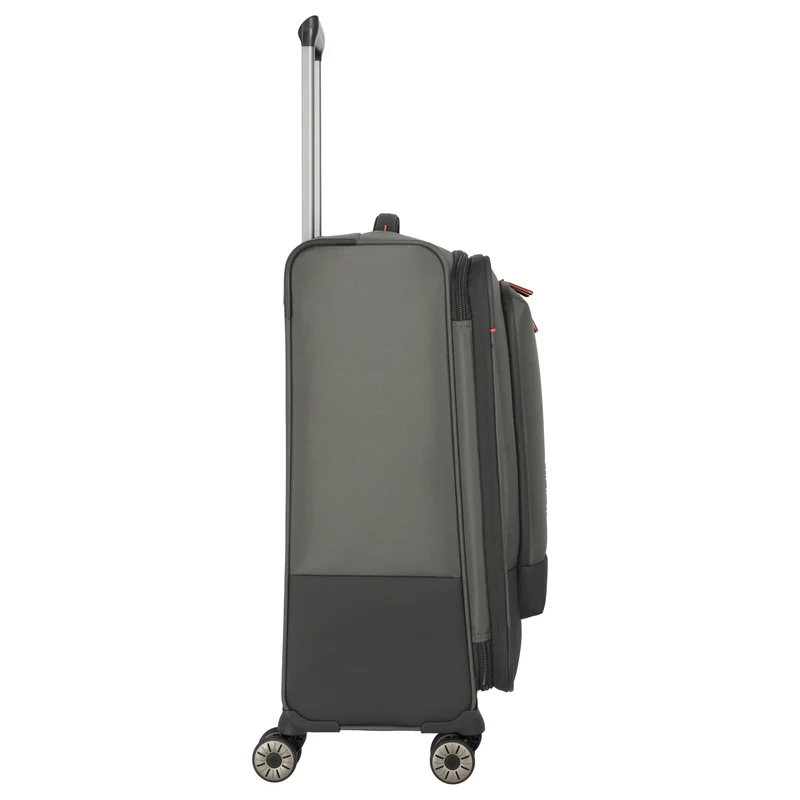 Travelite Crosslite - 4-Rollen-Trolley M 66 cm erw. (oliv)