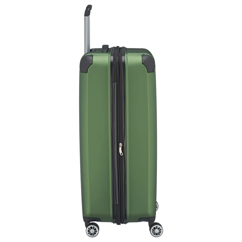 Travelite City - 4-Rollen-Trolley erw. L 77 cm (grün)
