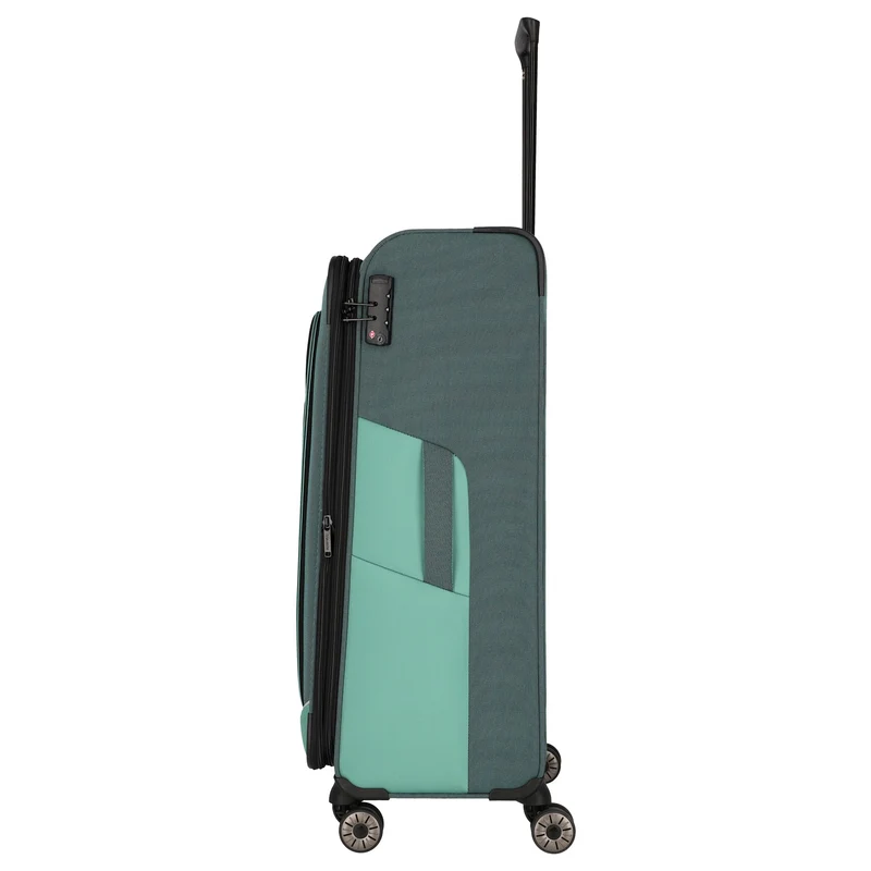 Travelite Viia - 4-Rollen-Trolley L 77 cm erw. (Eukalyptus)
