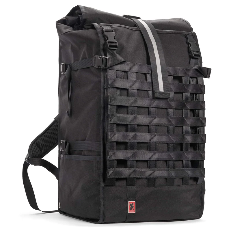 Chrome Barrage Pro Rolltop Rucksack 85 cm (black/red)