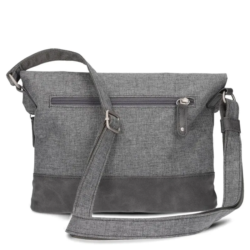 zwei Olli OT6 - Schultertasche 20/29 cm (grey)