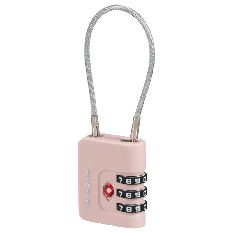 Samsonite TA Revolution Cablelock 3 Dial - Schloss (rose)