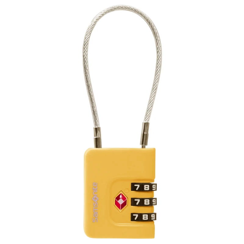Samsonite TA Revolution Cablelock 3 Dial - Schloss (yellow)