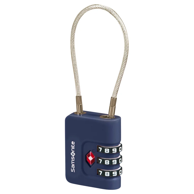 Samsonite TA Revolution Cablelock 3 Dial - Schloss (midnight blue)
