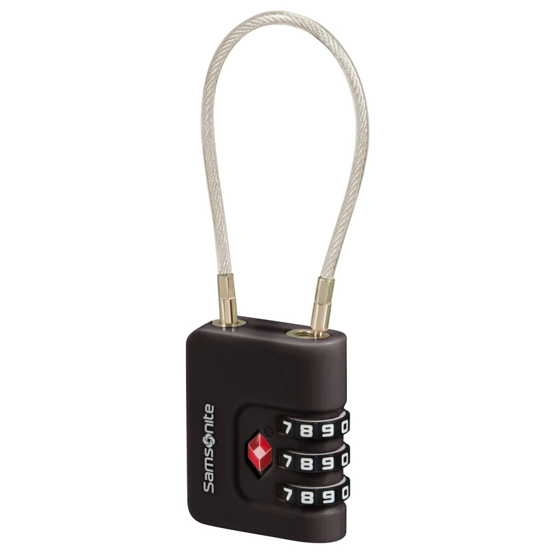 Samsonite TA Revolution Cablelock 3 Dial - Schloss (black)