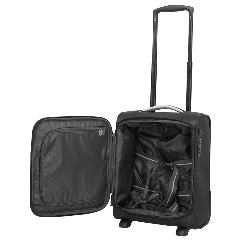 Travelite Jetpack Easy - 2-Rollen-Trolley S 40 cm (schwarz)