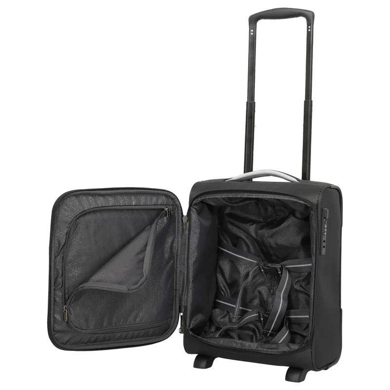 Travelite Jetpack Easy - 2-Rollen-Trolley S 40 cm (schwarz)