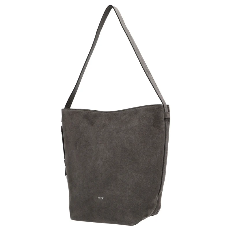 abro Cosmo Suede - Beuteltasche 39 cm (grey)