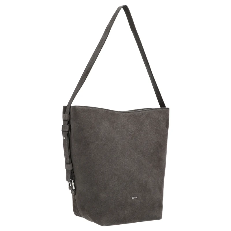 abro Cosmo Suede - Beuteltasche 39 cm (grey)