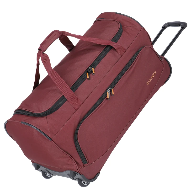Travelite Basics Fresh - Rollenreisetasche 89L 71 cm (bordeaux)