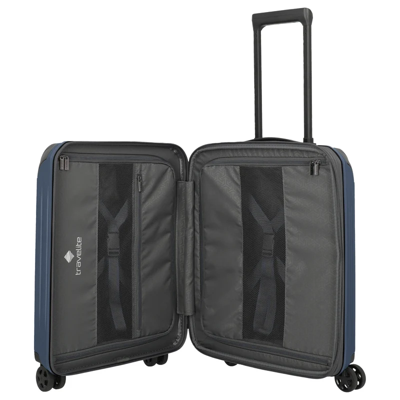Travelite Dynamiic -4-Rollen-Kabinentrolley S 55 cm erw. (denimblue)