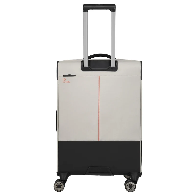 Travelite Crosslite - 4-Rollen-Trolley M 66 cm erw. (natur)
