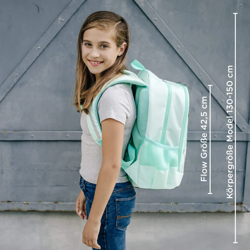 Neoxx FLOW - Schulrucksack 42.5 cm (Mint to be)