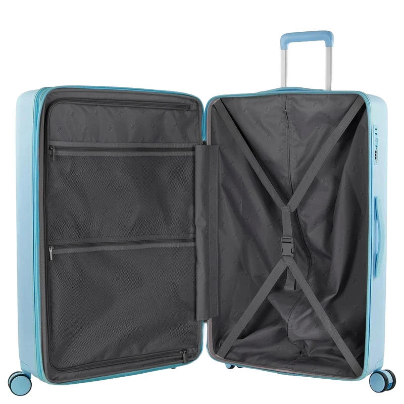 Heys Pastel - 4-Rollen-Trolley Set 3tlg. erw. (blue)
