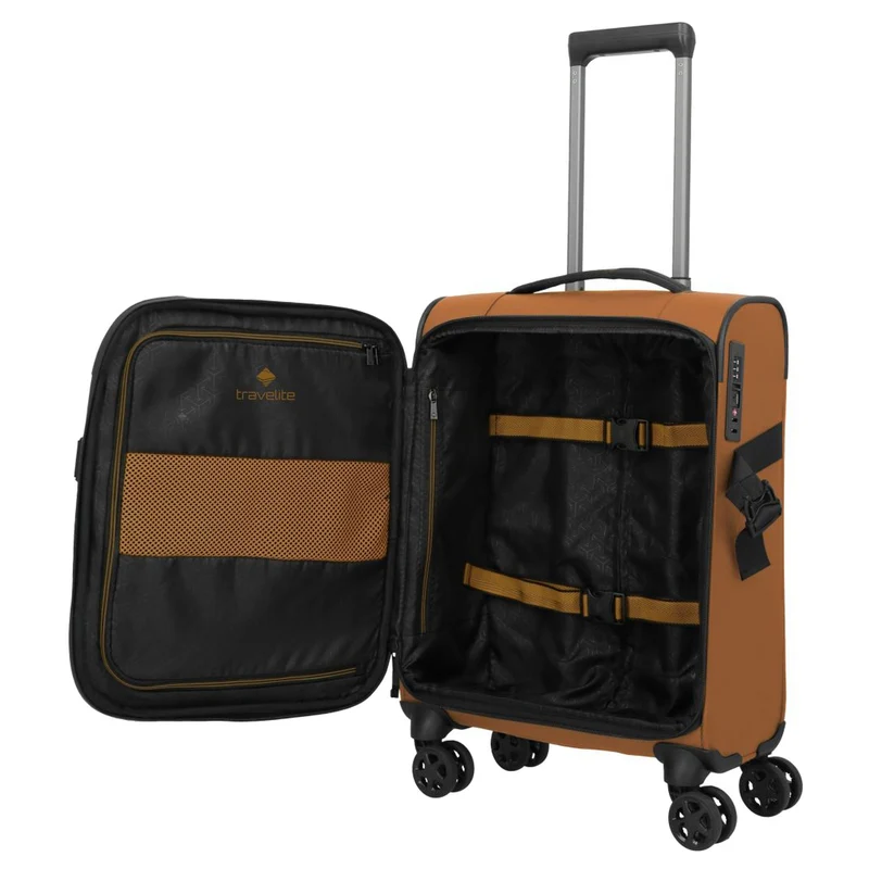 Travelite Briize - 4-Rollen-Kabinentrolley S 55 cm (curry)