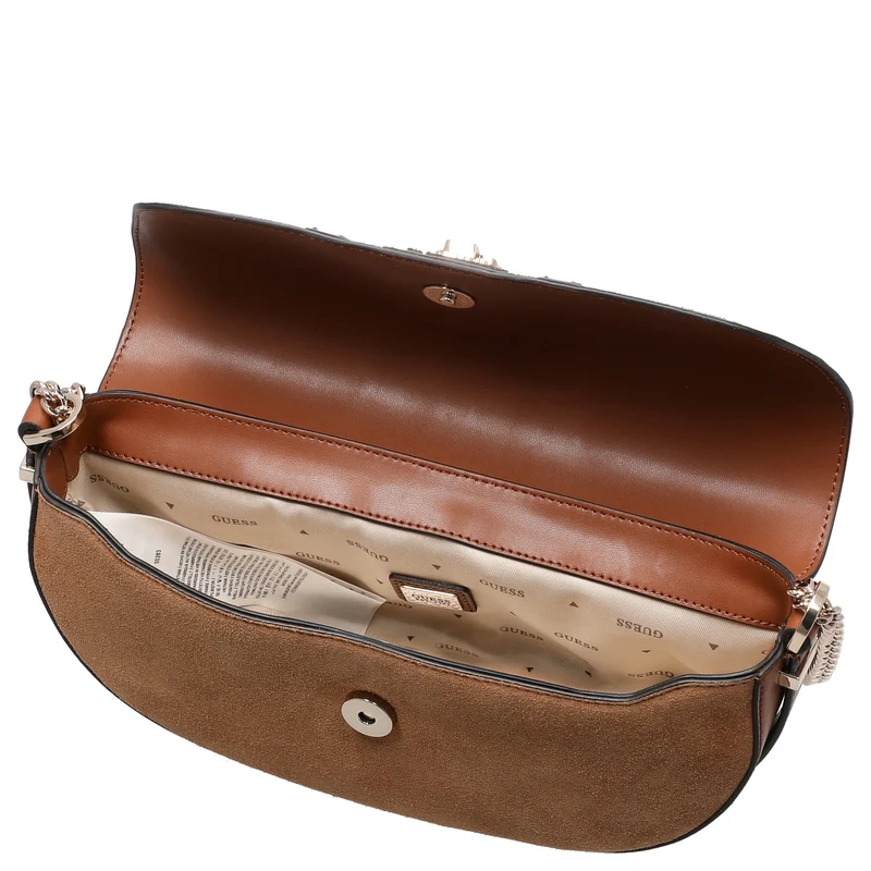 Guess Erenia Convertible Xbody - Umhängetasche 26 cm (cognac multi)