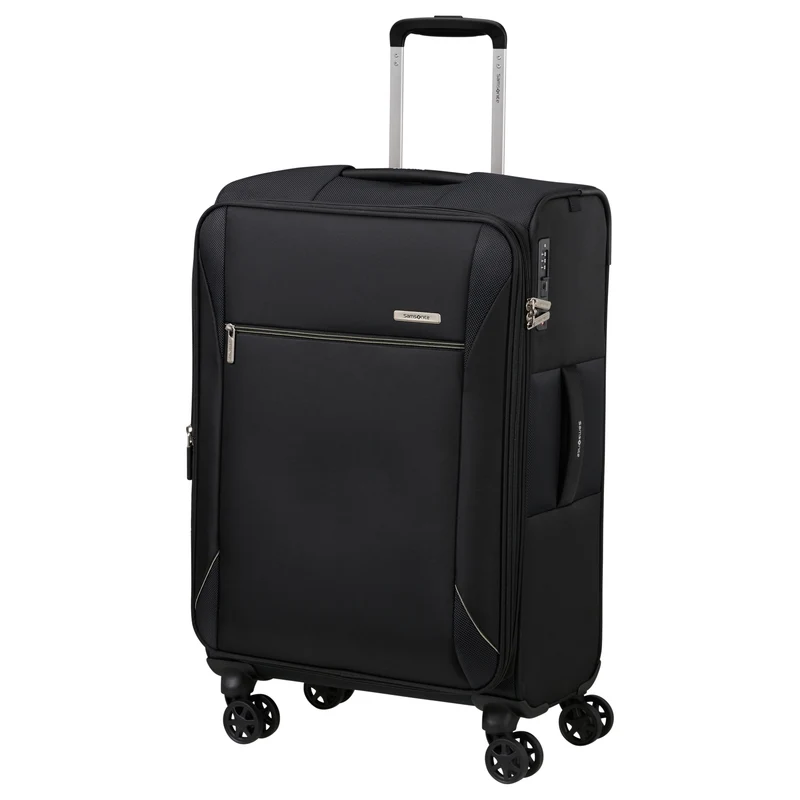 Samsonite Base Breeze - 4-Rollen Trolley 67 cm erw. (black)