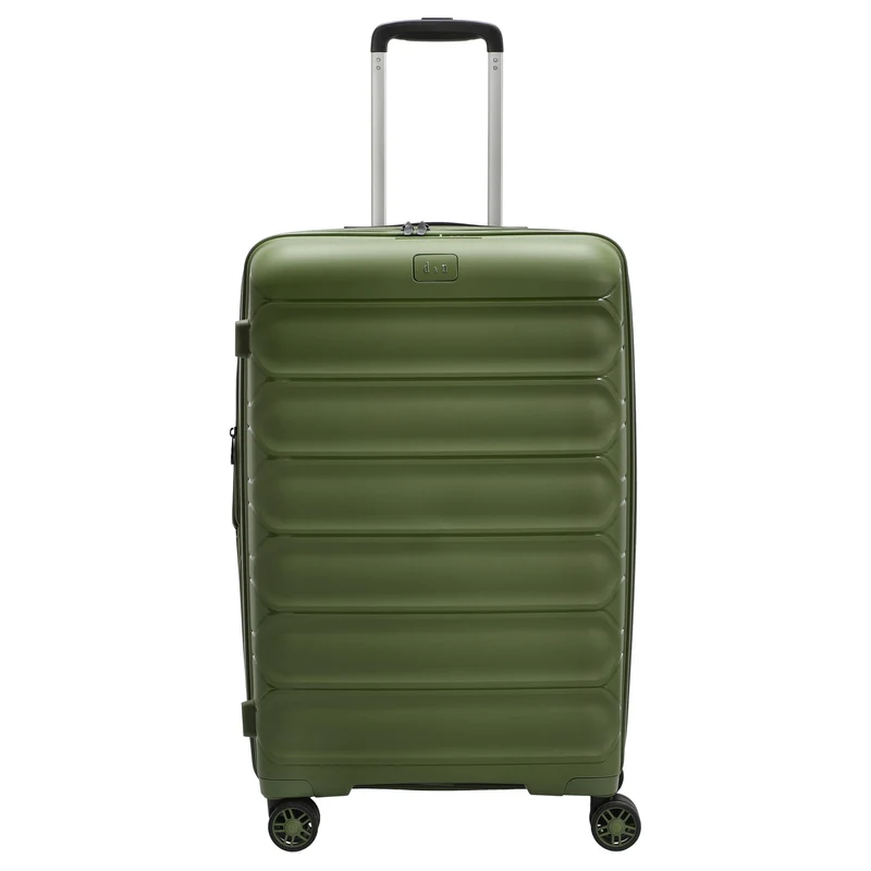 D&N Travel Line 4700+ - 4-Rollen-Trolley M 68 cm erw. (olive green)